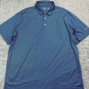 Walter Hagen Shirt Mens XXL Golf Polo Short Sleeve Vibrant Bold Bright Blue